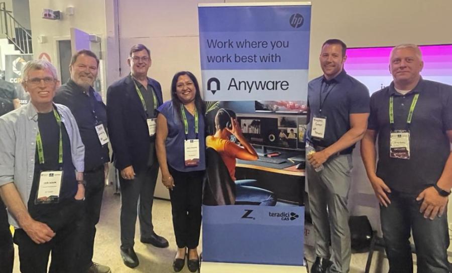 Group of HP Anyware employees at Microsoft Production Summit